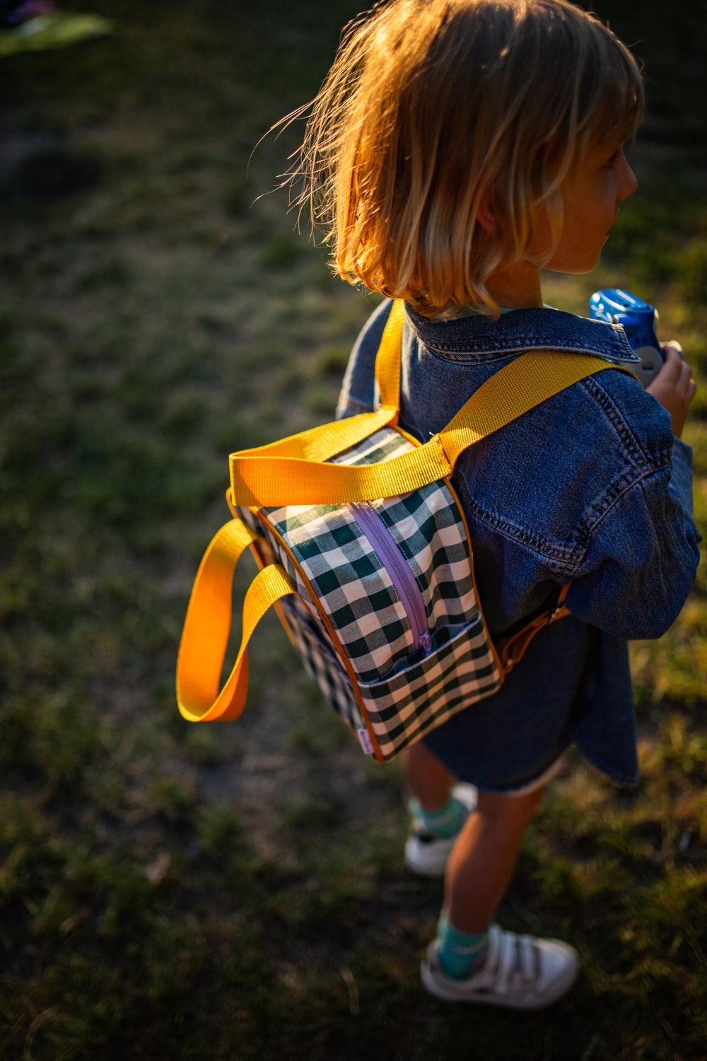 boyshit mini backpack Small | Gingham | Green Grass Machine Attachments REI Trail 25 pack Jon Hart Designs Mini Style:XCR Ultra