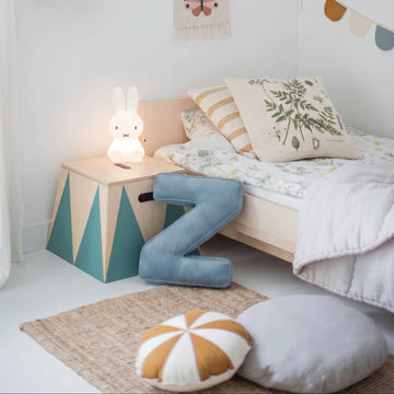 Letter Cushions in a Minimalist Interior – How to Style Them with Elegance