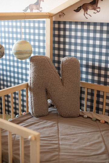 boucle letter cushion N by Bettys home in kids bed