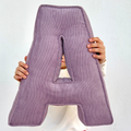 little girl with corduroy letter cushion A by bettys home 21