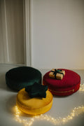 Small star cushion green by bettys home. Kids room wall decoration on small pouf yellow and green pouf and wine pouf 