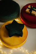 Small star cushion green by bettys home. Kids room wall decoration on velvet small pouf in yellow small pouf in green pouf in wine