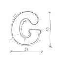 letter pillow g by Bettys home size picture