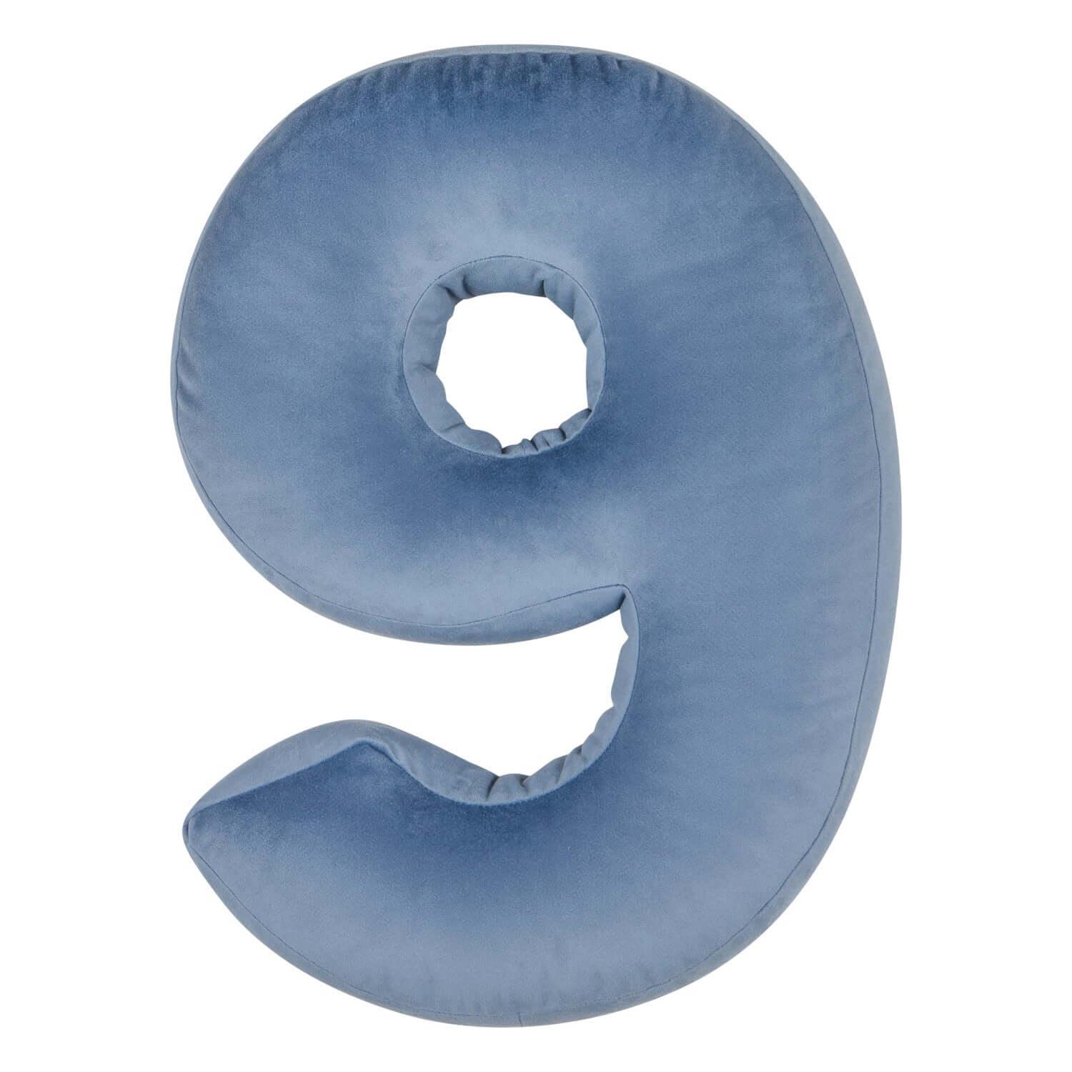 Velvet number cushion 9 | Number Cushion - www.bettyshome.com