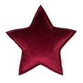 velvet star cushion wine red by bettys home. Unique christmas bedroom decoration