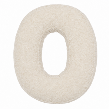 Boucle Zahlenkissen 0 | Dekokissen Zahl