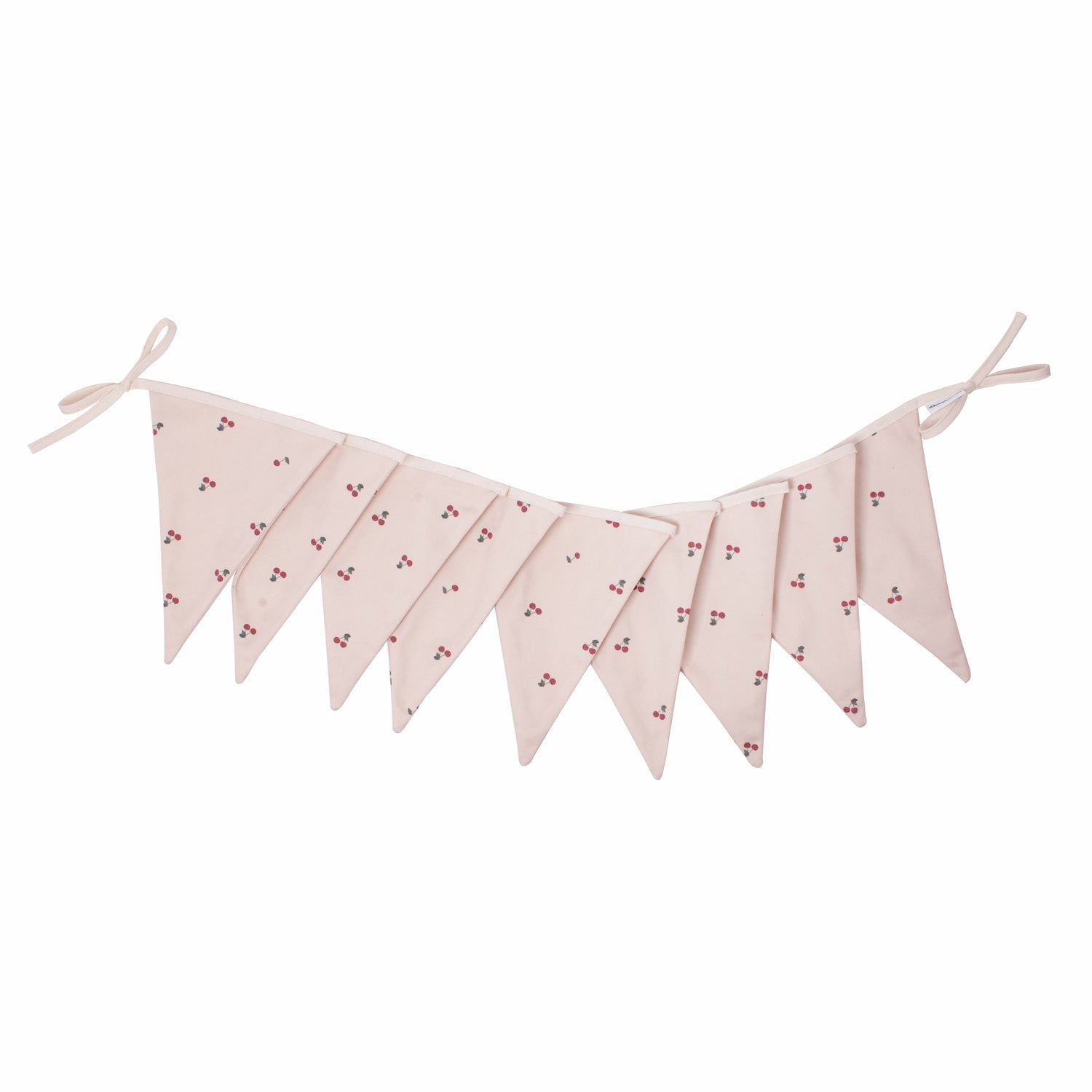 Bettys Home Cotton Cherry Garland. Triangle Garland with Cherries by bettys home