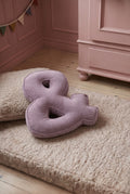 corduroy letter cushion & by bettys home in kids room on boucle mattress. Cushion in shape of letter