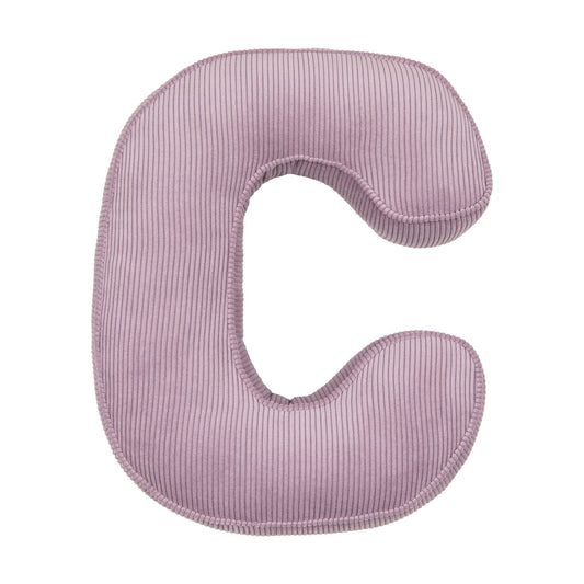 Corduroy Letter Cushion C by Bettys Home 