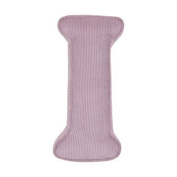Corduroy Letter Cushion I by Bettys Home in lavender 