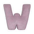 Corduroy Letter Cushion W by Bettys Home in lavender 