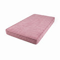 corduroy floor mattress pink by Bettys home on white background