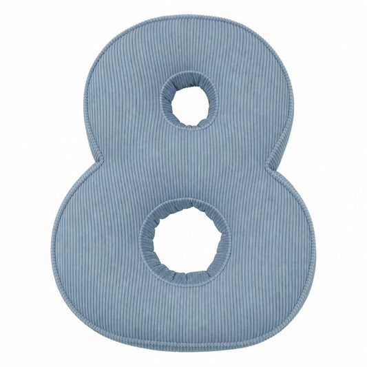 Corduroy Number Cushion 8 | Number Pillow 8