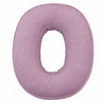 Corduroy Number Cushion 0 in lavender by Bettys home. Cushion in shape of number