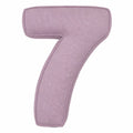 Corduroy Number Cushion 7 in lavender by Bettys home. Cushion in shape of number