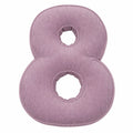 Corduroy Number Cushion 8 in lavender by Bettys home. Cushion in shape of number