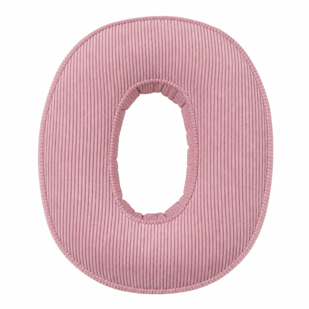 Corduroy Number Cushion 0 by Bettys home. Cushion in shape of number