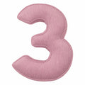 Corduroy Number Cushion 3 by Bettys home. Cushion in shape of number