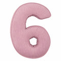 Corduroy Number Cushion 6 by Bettys home. Cushion in shape of number