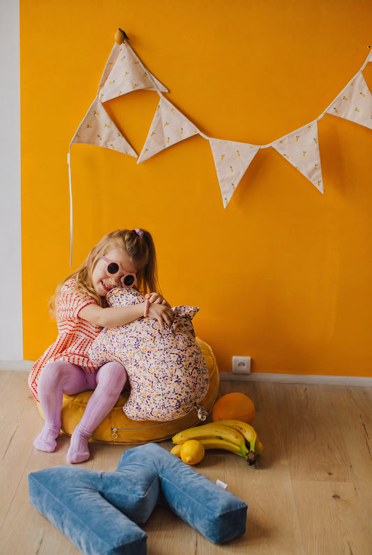 Cotton Garland Lemon | Garland with Lemons