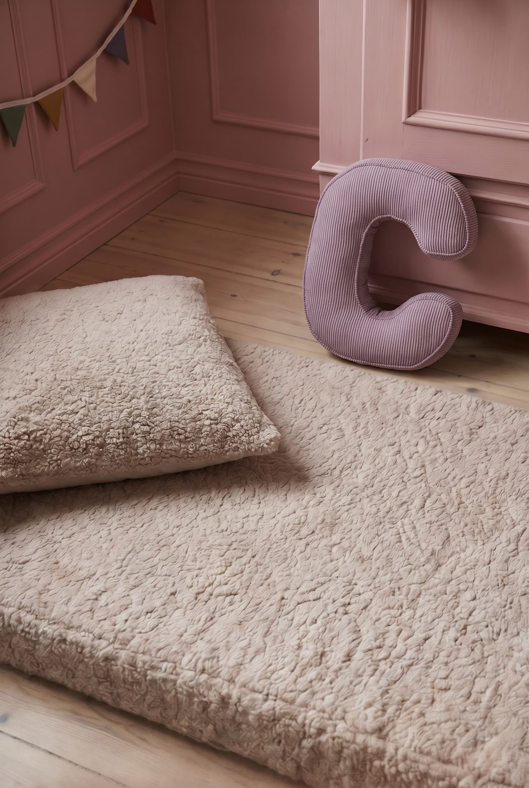 corduroy letter cushion C by bettys home in kids room next boucle mattress 