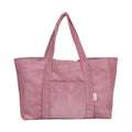 Large Corduroy Shopper Bag in Pink by Bettys Home. Corduroy Tote bag Bettys Home c