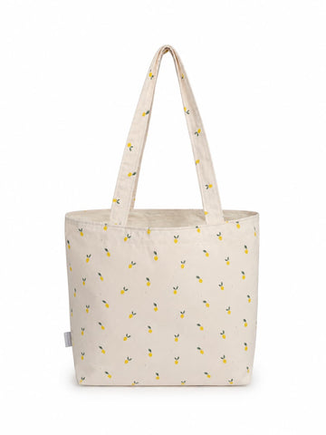 lemon cotton tote bag by Bettys home. Shopper Bag with lemons