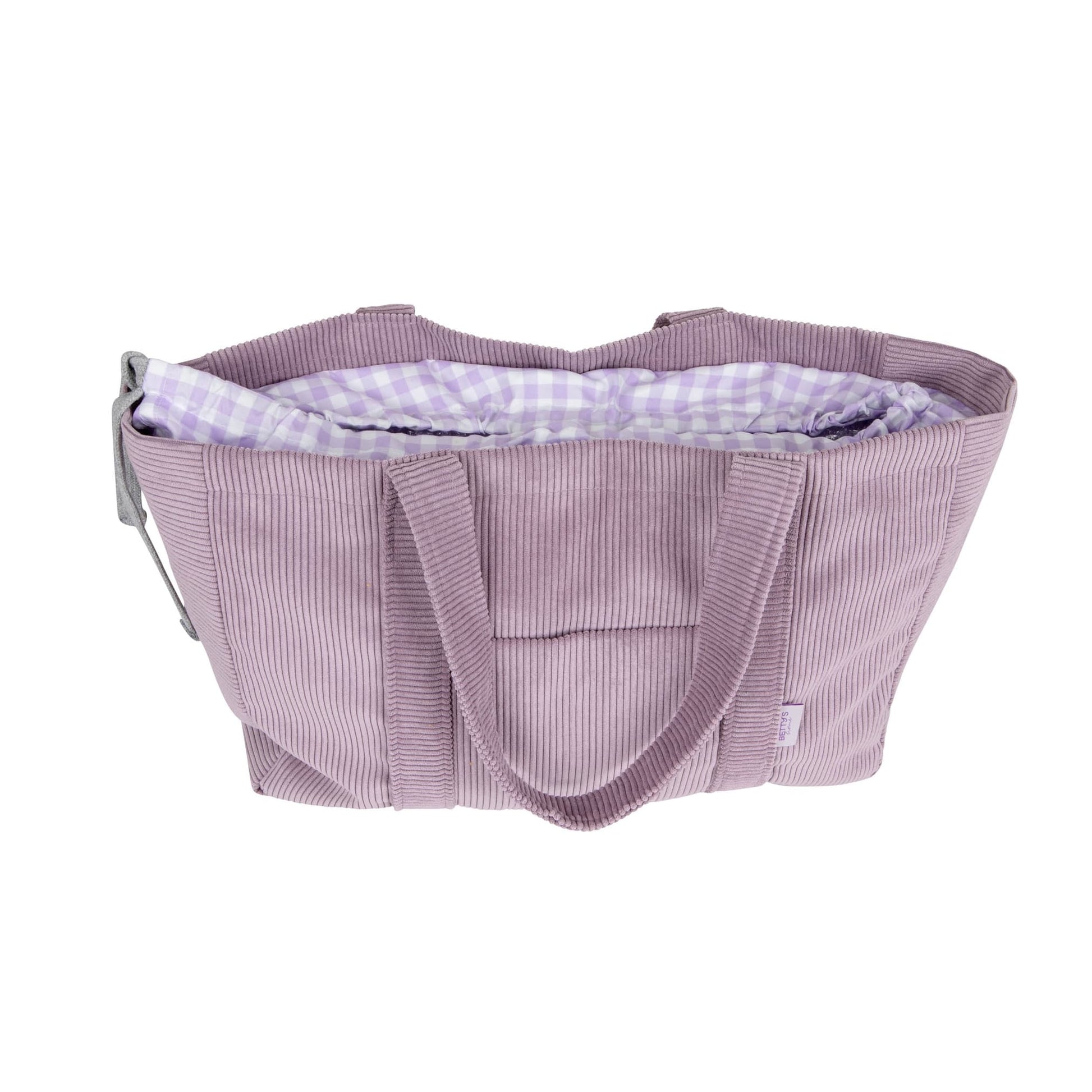 lavender tote bag by bettys home. Corduroy Shopper Bag. Large Shopper Bag a