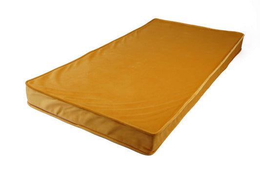 velvet mattress in living room, kids floor play mat, yellow velvet play mat for bedroom